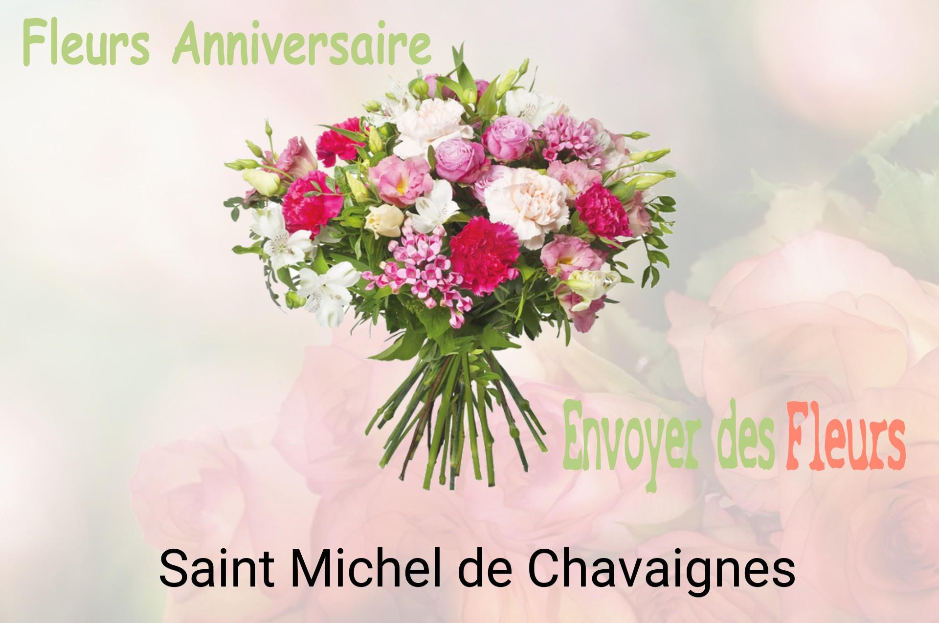 Bouquet de fleurs d’anniversaire livré à Saint-Michel-de-Chavaignes