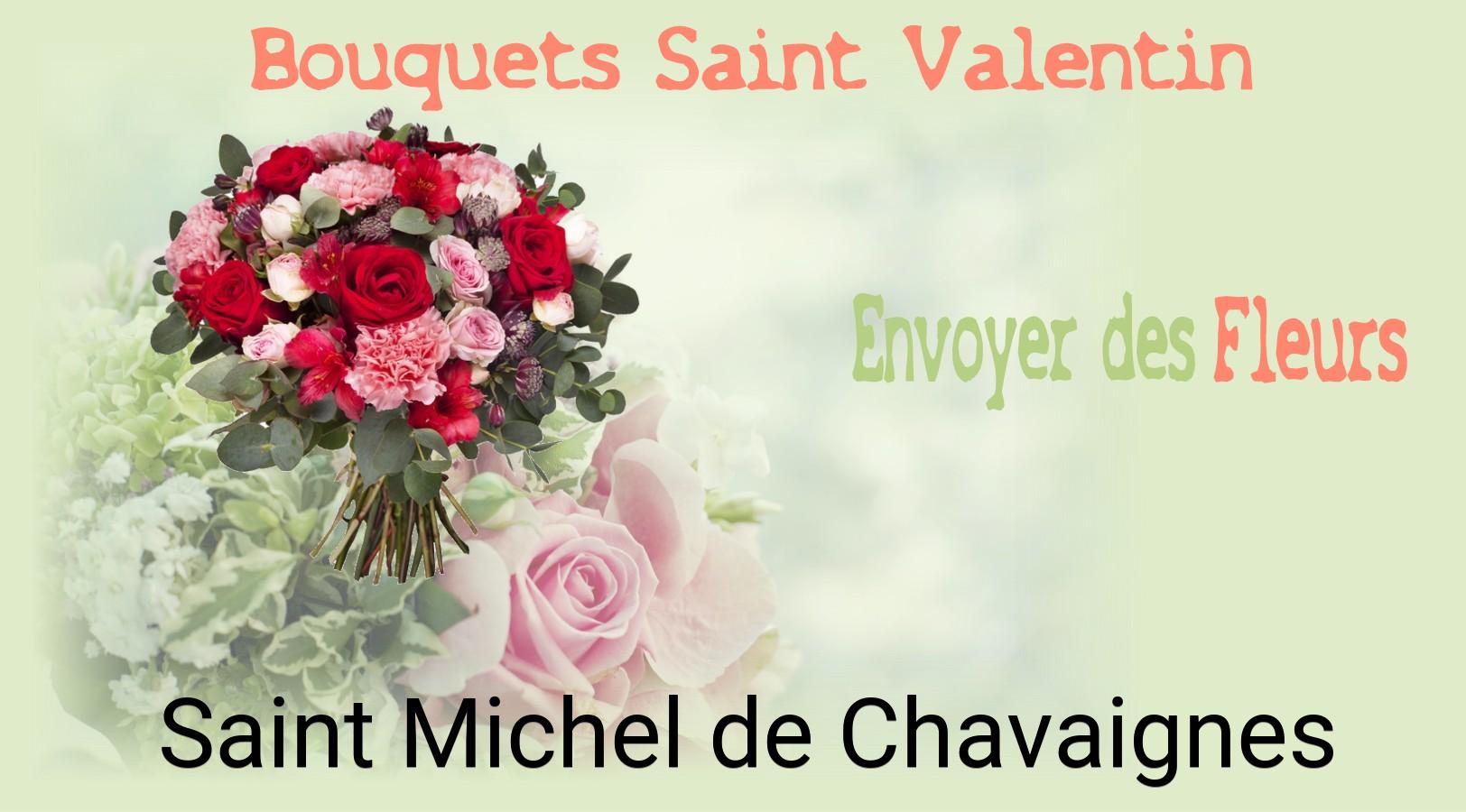 Roses de Saint-Valentin livrées à Saint-Michel-de-Chavaignes